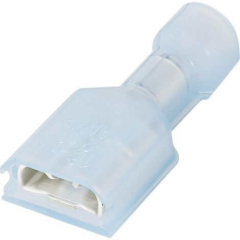 Cosse clip 4.8 mm x 0.8 mm TE Connectivity Ultra-Fast FASTON 2-520411-2 180 ° entièrement isolé rouge 1 pc(s) D05650