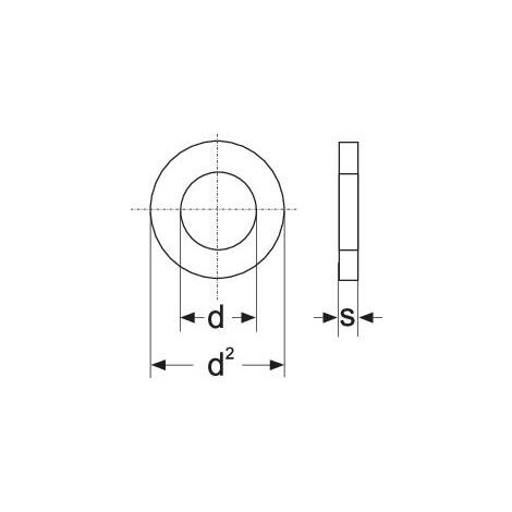 Rondelle 6.4 mm 12.5 mm plastique 10 pc(s) TOOLCRAFT 800284 C77561
