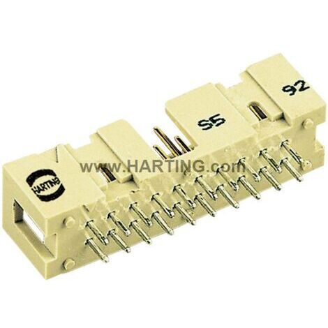 HARTING 09185067324 Connecteur mâle Nombre total de pôles 6 Nbr de rangées 2 1 pc(s) C77627 (1/4)