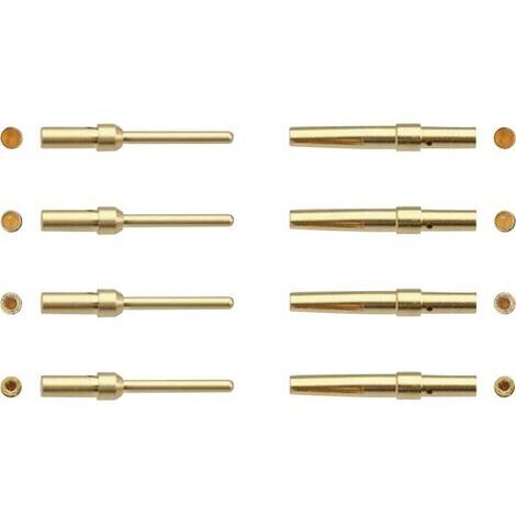 Contact femelle à sertir HARTING 09670008476 AWG min.: 24 - AWG max.: 20 doré 1 pc(s) C73000 (1/4)