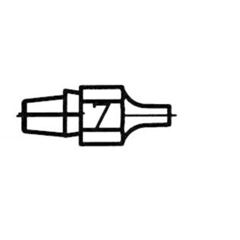 Weller DX 117 Buse d'aspiration Taille de la panne 1.5 mm Longueur de la panne 18 mm Contenu 1 pc(s) (1/2)