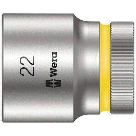 Douille 6 pans extérieurs 22 mm Longueur: 37 mm Wera 05003613001 Propulseur: 1/2" (12.5 mm) 1 pc(s) (1/5)