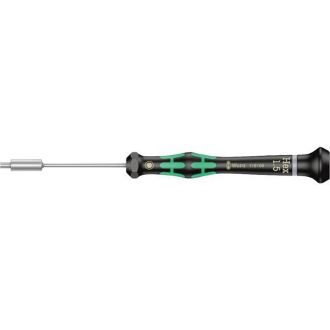 clé à douilles WERA Electronicien serie micro SW 1,5x60mm (1/4)