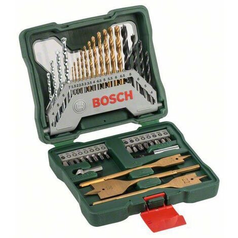 Bosch Professional 103 pièces Jeu de forets et d'embouts (pour le bois, la  pierre et le métal, accessoires outils de perçage et de vissage) :  : Bricolage