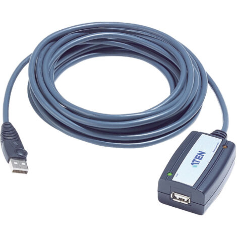 ATEN Câble USB USB 2.0 USB-A mâle, USB-A femelle 5.00 m noir UE250-AT R60526 (1/5)