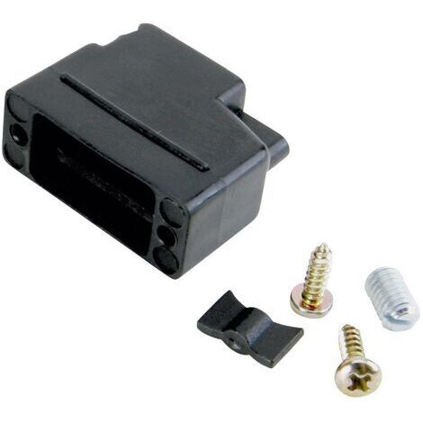 Capot SUB-D 15 pôles Conec 165X10399XE matière plastique 180 ° noir 1 pc(s) V165481 (1/4)