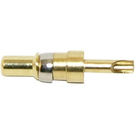 Contact mâle pour courant fort à souder Conec 131C10039X AWG min.: 12 - AWG max.: 10 or sur Nickel 30 A 1 pc(s) V162391 (1/4)
