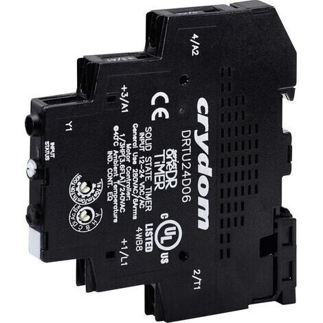 Crydom Relais à semi-conducteurs DRTC24D06 6 A Tension de contact (max.): 280 V/AC à commutation au zéro de tension 1 p (1/2)
