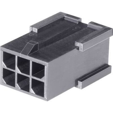 TE Connectivity Boîtier pour contacts mâles série Micro-MATE-N-LOK Nbr total de pôles 8 Pas: 3 mm 794616-8 1 pc(s) Q425591 (1/2)