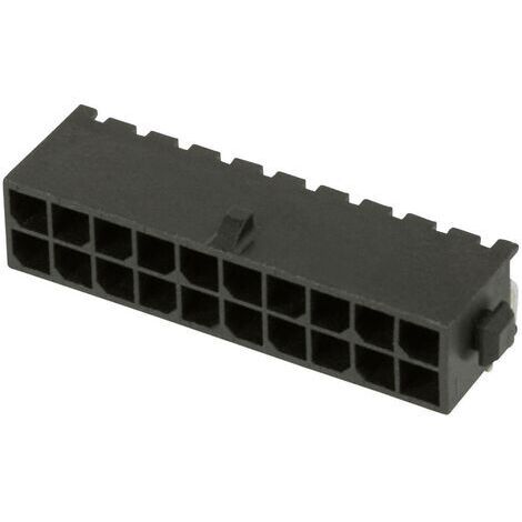TE Connectivity Barrette mâle (standard) série Micro-MATE-N-LOK Nbr total de pôles 4 Pas: 3 mm 3-794618-4 1 pc(s) Q425471 (1/5)