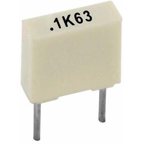 Kemet R82EC2100AA50K+ 1 pc(s) Condensateur polyester sortie radiale 10 nF 100 V 10 % 5 mm (L x l x H) 7.2 x 2.5 mm x 6.5 mm A235141 (1/4)