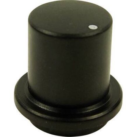 Tête de bouton rotatif Cliff FCR7171 noir (Ø x H) 15 mm x 17 mm 1 pc(s) Y722501 (1/2)
