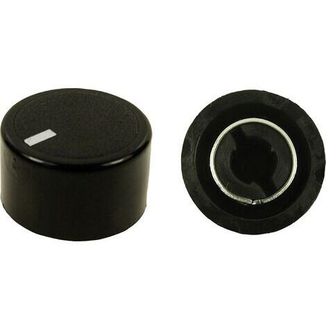 Tête de bouton rotatif Cliff CL172970 noir (Ø x H) 18.8 mm x 11.2 mm 1 pc(s) Y722221 (1/4)