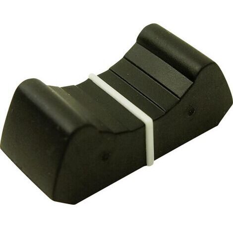 Tête de bouton à glissière Cliff FC72621 noir (L x l x H) 26 x 11.6 x 10 mm 1 pc(s) Y722231 (1/3)