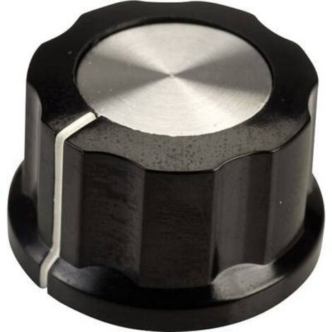 Tête de bouton rotatif SCI RN-99D(6.4mm) noir, blanc (Ø x H) 26.8 mm x 15.8 mm 1 pc(s) Y717561 (1/2)