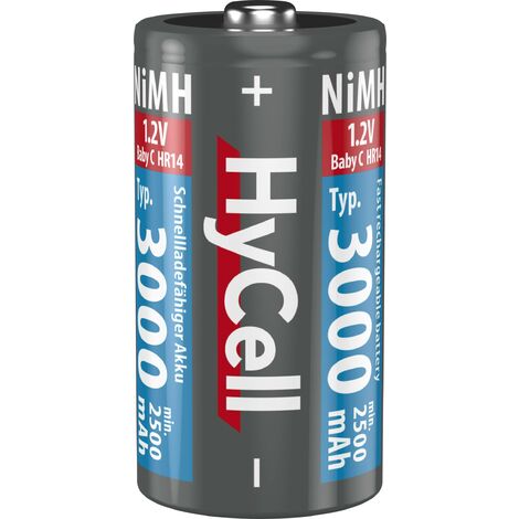 HyCell HR20 3000 Pile rechargeable LR20 (D) NiMH 2500 mAh 1.2 V 2