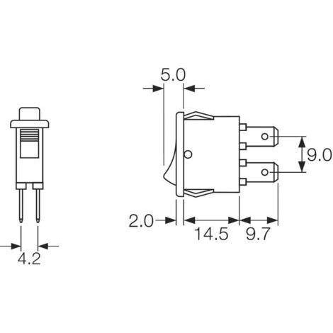 Interrupteur à Bascule Arcolectric H8653VBNBP - 250V, Neuf Sous Blister