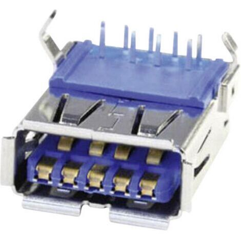 Embase USB-A econ connect U3BU1AN embase femelle horizontale USB 3.0 1 port 1 pc(s) Y991871 (1/5)