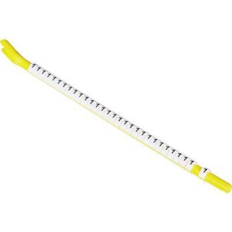 TE Connectivity STD03W-8 Clip de marquage Impression 8 Plage de Ø extérieur 1.90 à 2.65 mm 446638-00 (1/2)