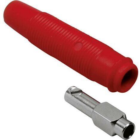 BKL Electronic 072213 Fiche femelle de laboratoire femelle, droit Ø de la broche: 4 mm rouge 1 pc(s) Y497191 (1/3)