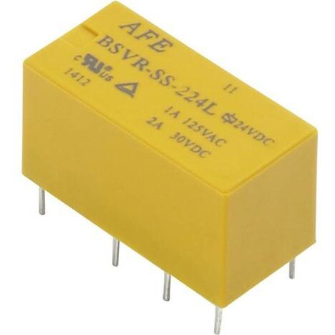 AFE BSVR-SS-205L Relais pour circuits imprimés 5 V/DC 2 A 2 inverseurs (RT) 1 pc(s) W738571 (1/3)