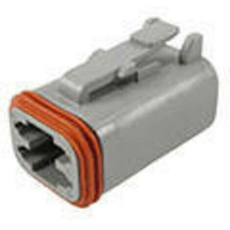TE Connectivity DT06-4S-C015 Cosse cylindrique mâle femelle, droit Nombre total de pôles: 4 Série (connecteur rond): DT 1 pc(s) W501741 (1/3)