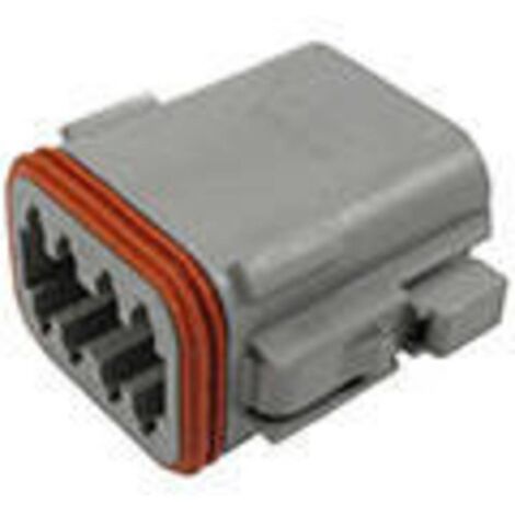 TE Connectivity DT06-08SA-C015 Cosse cylindrique mâle femelle, droit Nombre total de pôles: 8 Série (connecteur rond): DT 1 pc(s) W501701 (1/2)