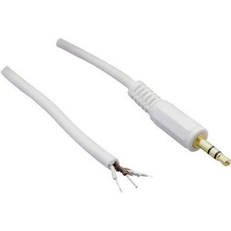 Jack 3.5 Mm Mâle Droit BKL Electronic 1101052 – Stéréo 3 Pôles, Noir, 1 Pièce
