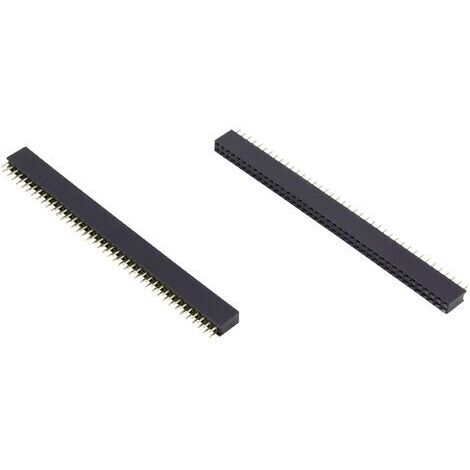 Connfly Barrette femelle (standard) Nbr de rangées: 2 Nombre de pôles par rangée: 13 DS1023-213S21 1 pc(s) W065491 (1/2)