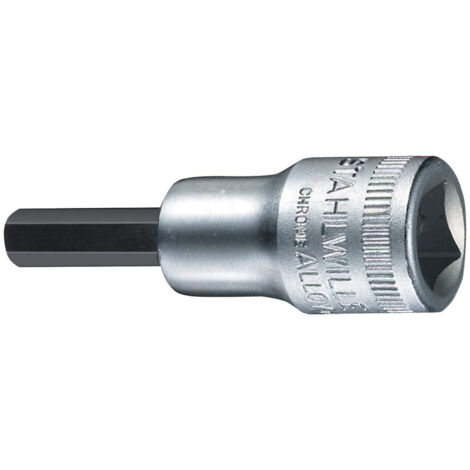 Douille-embout 6 pans intérieurs 8 mm Longueur: 52 mm Stahlwille 02050008 Propulseur: 3/8" (10 mm) 1