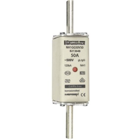 Mersen 1B151.000000 Fusible NH Taille du fusible = 1 50 A 500 V 1 pc(s) S559971 (1/2)