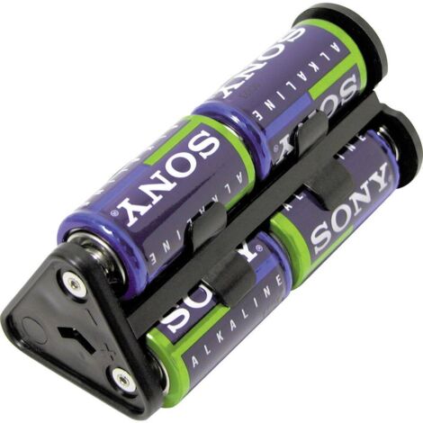 Support de pile 6x LR14 (C) MPD BU1-M-402 raccordement par pôles de contact (L x l x H) 112 x 53 x 48 mm 1 pc(s) S333991 (1/3)
