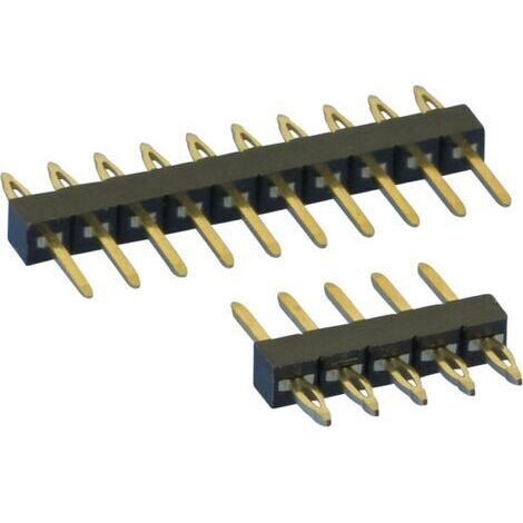 TRU COMPONENTS Barrette mâle (standard) Nbr de rangées: 1 Nombre de pôles par rangée: 4 TC-1886S-12-004-00 1 pc(s) S870851 (1/3)