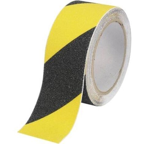 Bande antidérapante TOOLCRAFT ANST255M-YB 1564011 noir, jaune (L x l) 5 m x 25 mm 1 pc(s) (1/3)