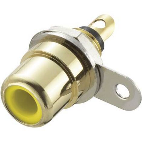 Cinch/RCA embase femelle, verticale TRU COMPONENTS 719246 Nombre de pôles: 2 jaune 1 pc(s) S849941 (1/2)