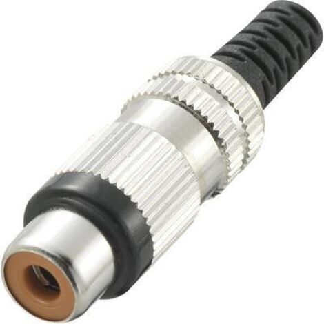 Cinch/RCA femelle, droit TRU COMPONENTS 595235 Nombre de pôles: 2 rouge 1 pc(s) S849551 (1/2)