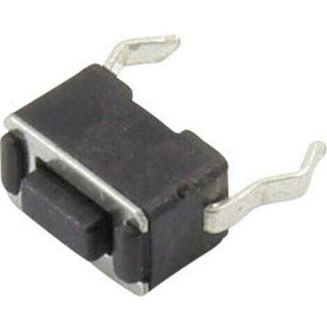 TRU COMPONENTS YST-1101 Bouton-poussoir 12 V/DC 0.05 A 1 x Off/(On) à rappel (L x l) 6 mm x 3.5 mm 1 pc(s) S807931 (1/3)
