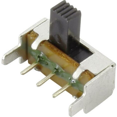Interrupteur à glissière TRU COMPONENTS CSS-1201 1386942 50 V/DC 0.3 A 1 x Off/On 1 pc(s) S471661 (1/2)