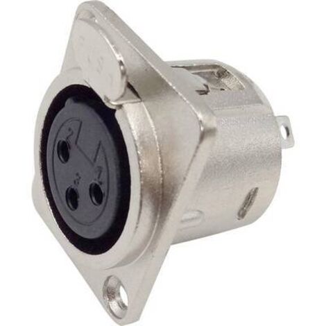 DIN EMBASE FEMELLE, CONTACTS DROITS BKL ELECTRONIC 0208094 NOMBRE DE Ples 6 Argent 1 Pcs Argent 48069571
