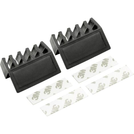 Support de câble TRU COMPONENTS CHDO-BK/2S 1378462 noir 1 pc(s) S499811 (1/2)