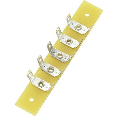 Barrette à souder simple rangée TRU COMPONENTS 1572092 Nbr total de pôles 5 Epoxy (L x l x H) 59 x 10 x 1.6 mm 1 pc(s) S457051