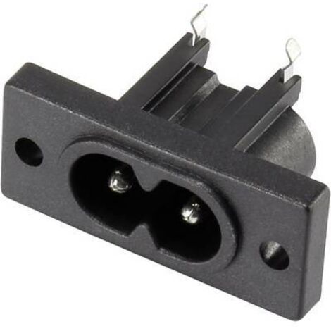 Connectique pour appareils réfrigérants TRU COMPONENTS 1365765 embase mâle horizontale Nombre total de pôles: 2 2.5 A noir 1 pc(s) S458841 (1/2)