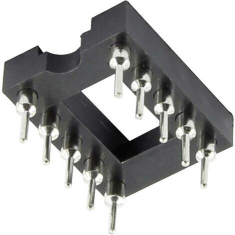 TRU COMPONENTS 1572705 Support de circuits intégrés Pas: 2.54 mm, 7.62 mm Nombre de pôles: 8 1 pc(s) S454731 (1/3)