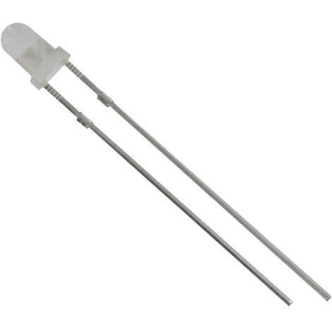 TRU COMPONENTS 1573706 LED blanc rond 3 mm 3500 mcd 60 ° 20 mA 3.1 V S424781 (1/3)