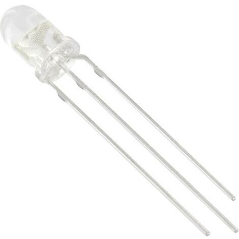 TRU COMPONENTS 1577516 LED rouge, vert rond 5 mm 175 mcd, 75 mcd 35 ° 20 mA S443981 (1/3)