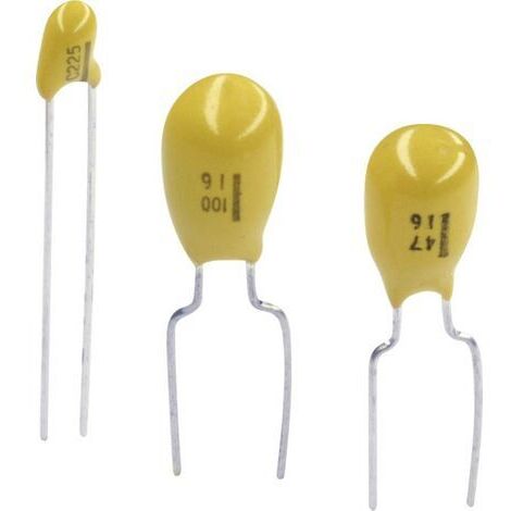 TANCAP CA42-475M016AB Condensateur tantale THT 2.5 mm 4.7 µF 16 V 20 % (l x H) 4.8 mm x 14 mm 1 pc(s) S468571 (1/4)