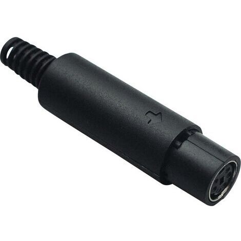 Mini DIN femelle, droit TRU COMPONENTS 1578864 Nombre de pôles: 6 1 pc(s) S466811 (1/4)