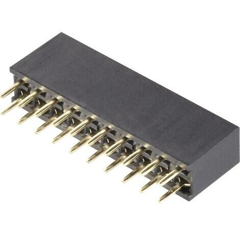 Barrette femelle (standard) TRU COMPONENTS 1580881 Nbr total de pôles 16 Pas: 2.54 mm 1 pc(s) S676691 (1/4)