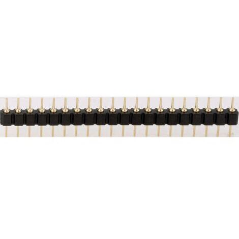 Barrette mâle (de précision) TRU COMPONENTS 1580906 Nbr total de pôles 20 Pas: 2.54 mm 1 pc(s) S670781 (1/3)