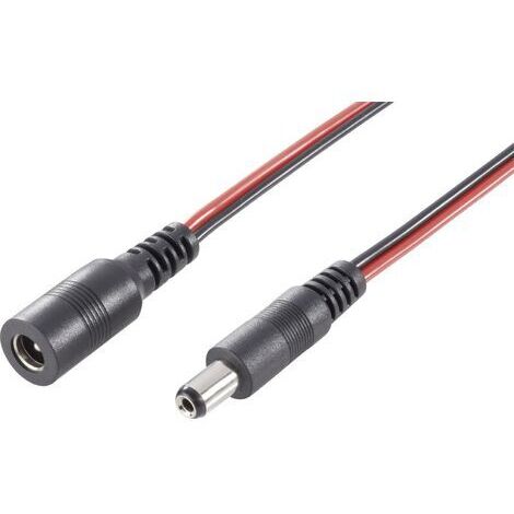 Rallonge basse tension TRU COMPONENTS 1582299 - 5.5 mm 2.5 mm 5.5 mm 2.5 mm 1 pc(s) S655001 (1/3)